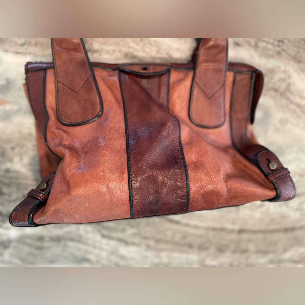Fossil 1954 Vintage Reissue Brown Leather Weekender Bag - Picture 15 of 16